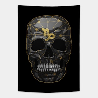 skull, zodiac signs, Capricorn Tapestry