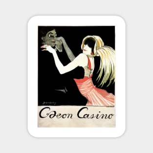 ODEON CASINO by Walter Schnackenberg 1918 Retro Ballroom Dancing Deutsch Art Magnet