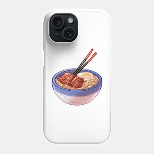 beef ramen bowl Phone Case