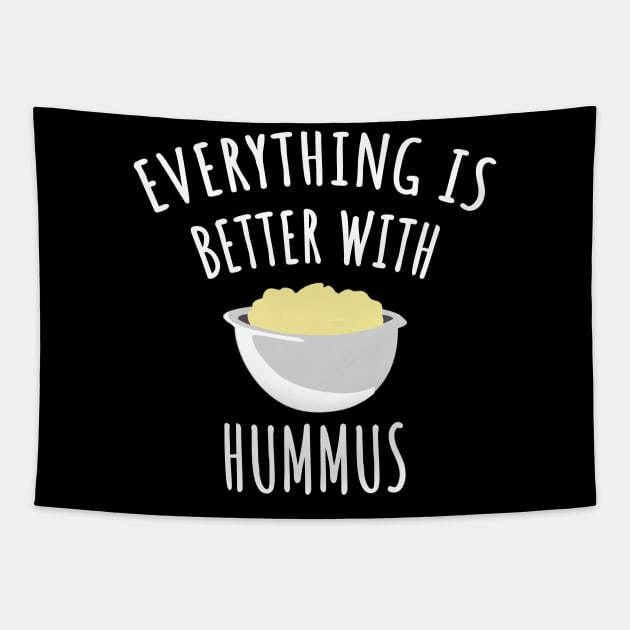 Everything is better with hummus Tapestry by LunaMay