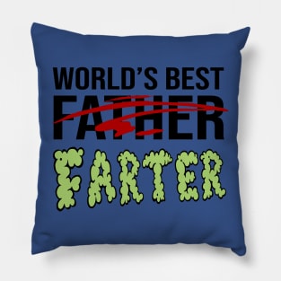 Worlds Best Father Farter Pillow