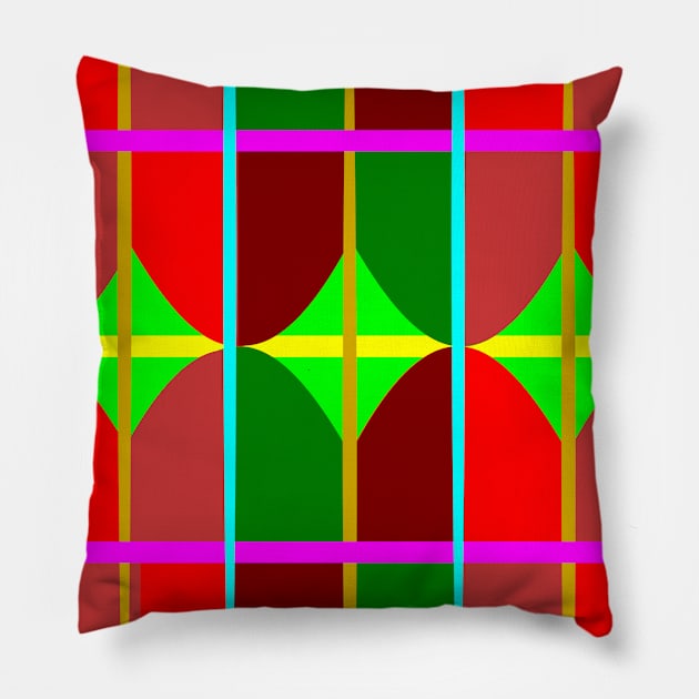 Multicolored Tribal Pillow by Dauri_Diogo