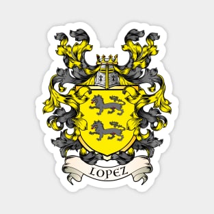 Lopez coat of arms Magnet