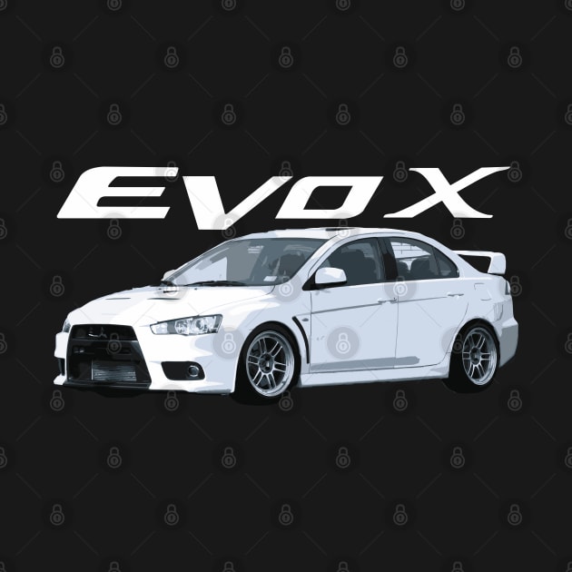 EVO X WICKED WHITE RPF1 STANCED by cowtown_cowboy