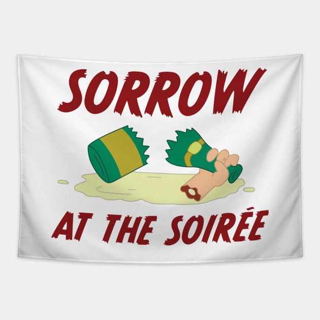 Sorrow at the Soirée Tapestry by saintpetty