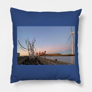 Sunset on the River Blyth Pillow