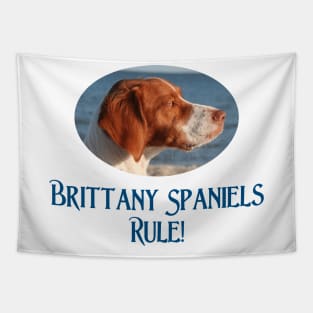 Brittany Spaniels Rulel Tapestry