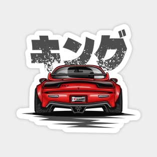 RX7 Wide Body (Bright Red) Magnet