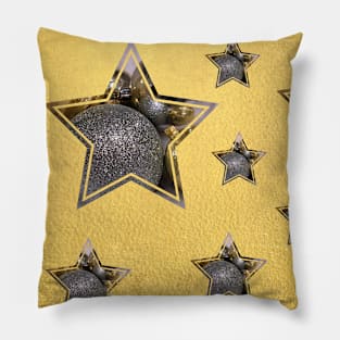 Stars on Gold Pillow