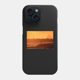 Sunset, Kings Beach, Caloundra. Sunshine Coast Queensland Phone Case