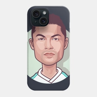 Cristiano Ronaldo Big Head Caricature Phone Case