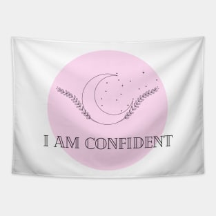 Affirmation Collection - I Am Confident (Pink) Tapestry