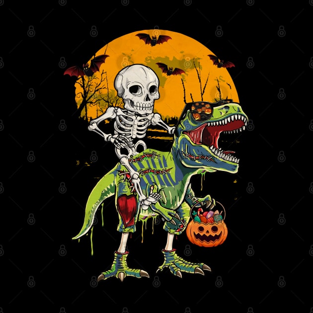 Trex Halloween by MZeeDesigns