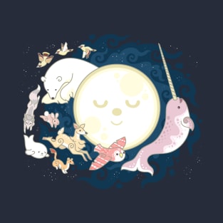 Winter's Night Moon T-Shirt