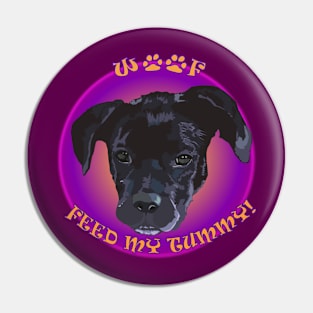 Hungry dog Pin