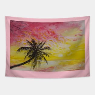 Hawaii Sunset Tapestry