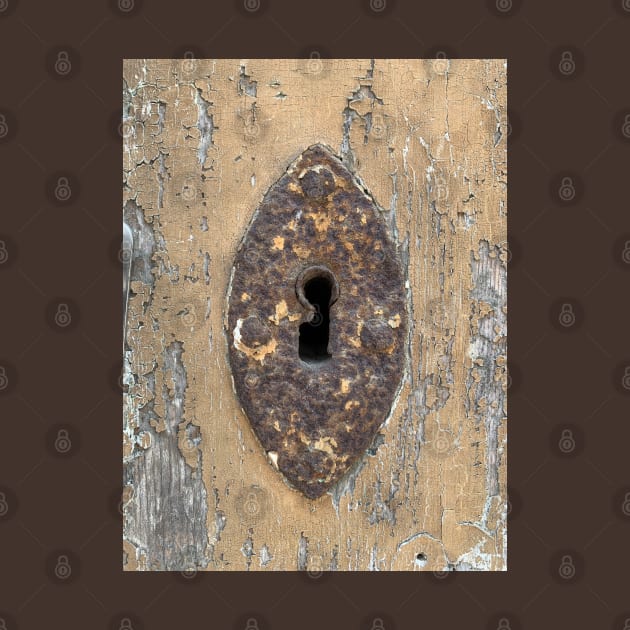 The brown keyhole by Rustic Portal