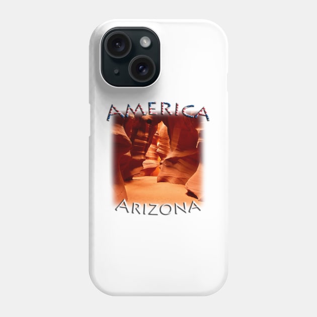 America - Arizona - Antelope Canyon Phone Case by TouristMerch