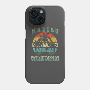 Malibu California Beach Surf Summer Vacation Phone Case