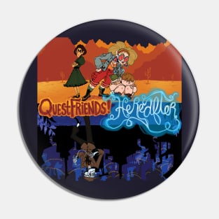 Quest Friends! Logo (Hereafter) Pin