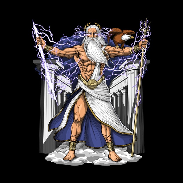 Greek God Zeus by underheaven