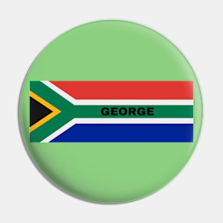 George City in South African Flag Pin