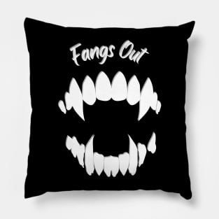 Fangs Out Pillow