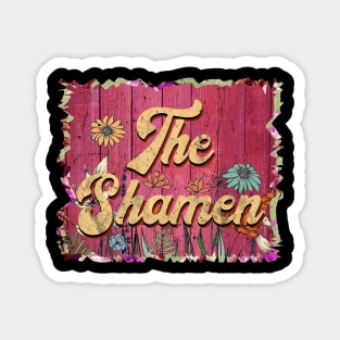 Classic Shamen Personalized Flowers Proud Name Magnet