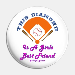 This Diamond Is A Girl's Best Friend Pin