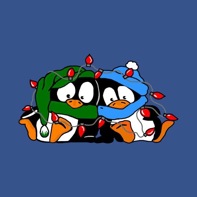 Christmas Penguin Pals by imphavok