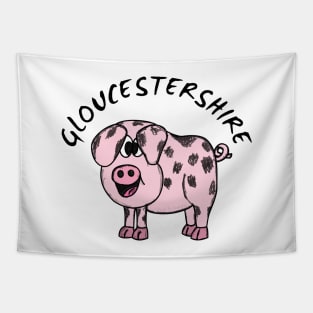 Gloucestershire Old Spot Pig Gloucester Funny Tapestry