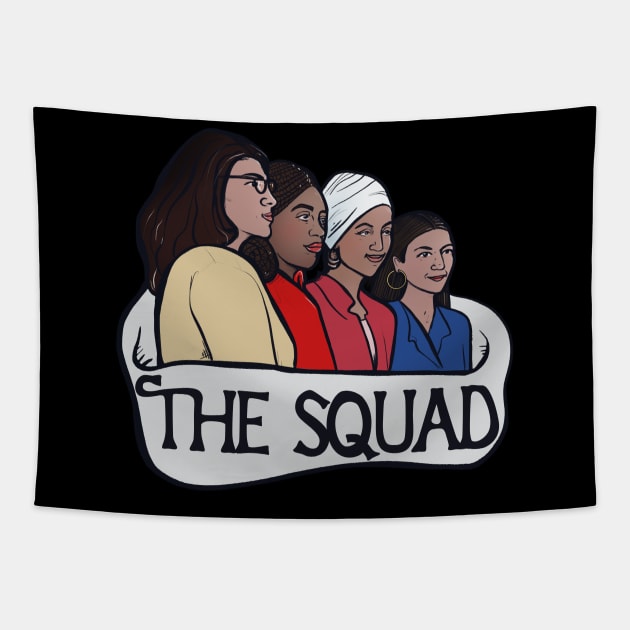 The Squad Tapestry by bubbsnugg