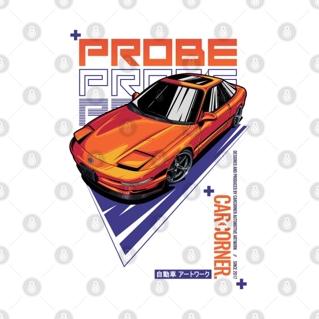 USDM - Ford Probe - CarCorner by CarCorner - Automotive Artwork