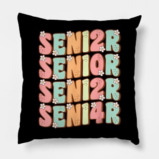 Groovy Senior Graduation Cute Pillow