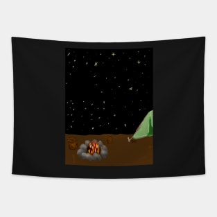 Camping Under The Stars! Tapestry