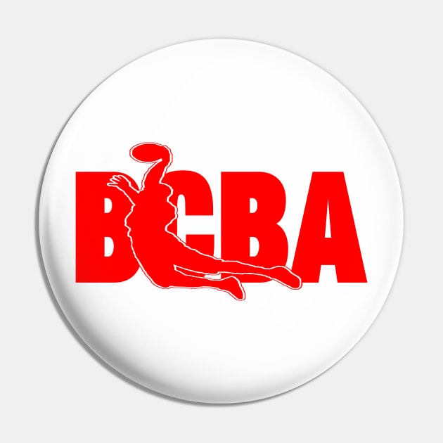 BCBA LARGE LOGO RED BASEBALL TEE Pin by BANKSCOLLAGE