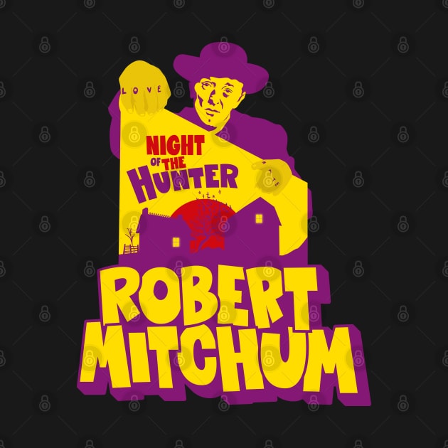 The Night of the Hunter: Captivating Robert Mitchum's Iconic Performance by Boogosh