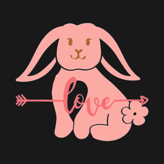 Bunny Love Arrow by PedaDesign