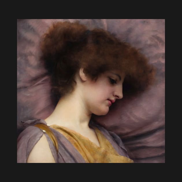 Far Away Thoughts by John William Godward by Classic Art Stall