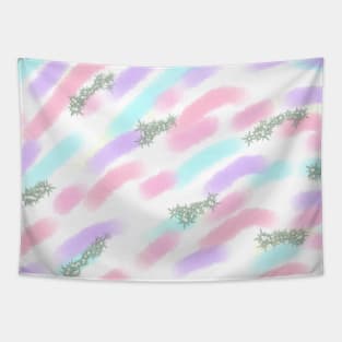 Colorful watercolor abstract glitter sparkle art Tapestry