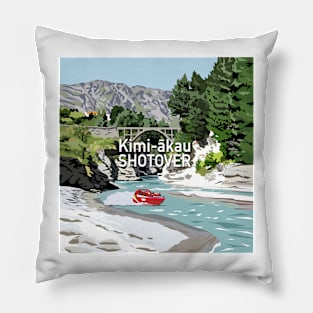 Shotover River, Queenstown Pillow