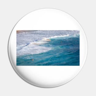 Seascape Surfers Hawaii Pin