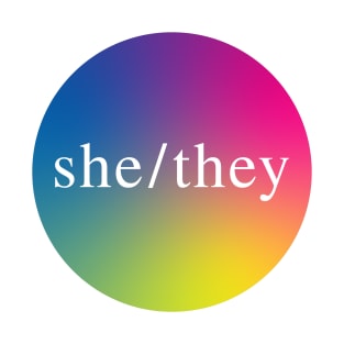 She/They Pronouns T-Shirt