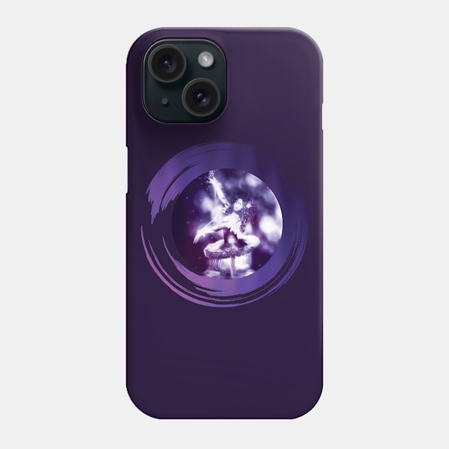 Surreal purple ballerina Phone Case by TheCreativeBros