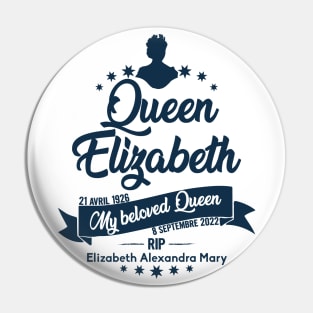 Queen Elizabeth, Rest in peace Queen Elizabeth II Pin