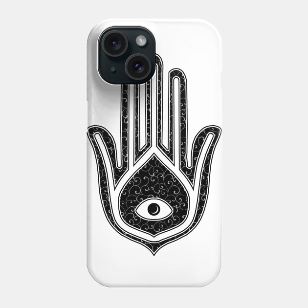 Floral Hamsa Phone Case by GAz