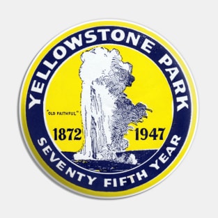 1947 Yellowstone Park Pin