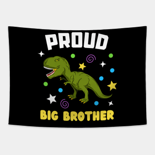 Proud Big Brother T-Rex Sibling Boys Tapestry