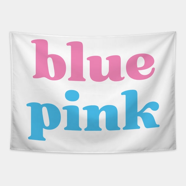 Blue Pink Gender Color Game Against Discrimination Tapestry by Inogitna Designs