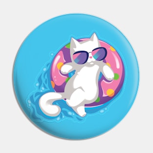 Summer Cat Pin